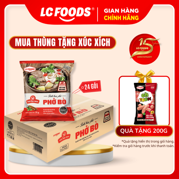 Phờ bò ăn liền LC Foods